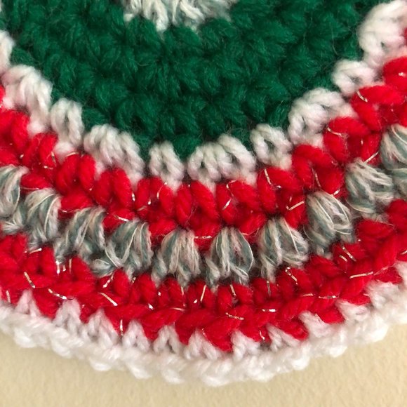 Crochet Pot Holders, Crochet Trivet, Valentine Gift Under 15, Handmade Placemat - Picture 6 of 10